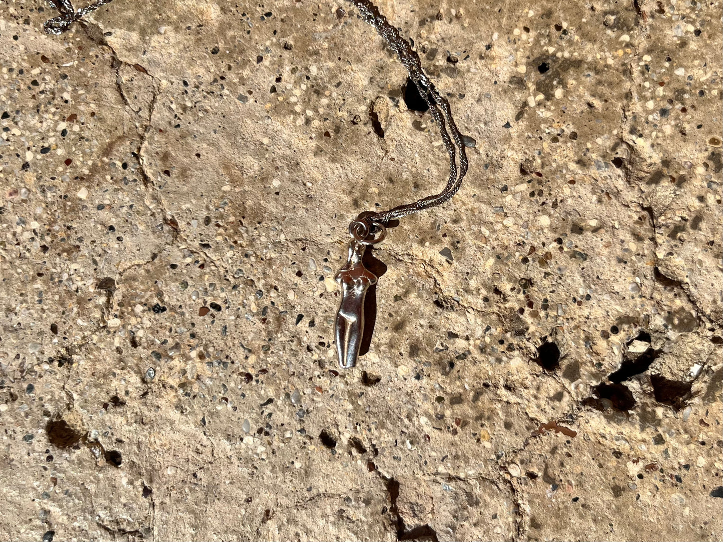 Silver Aphrodite necklace