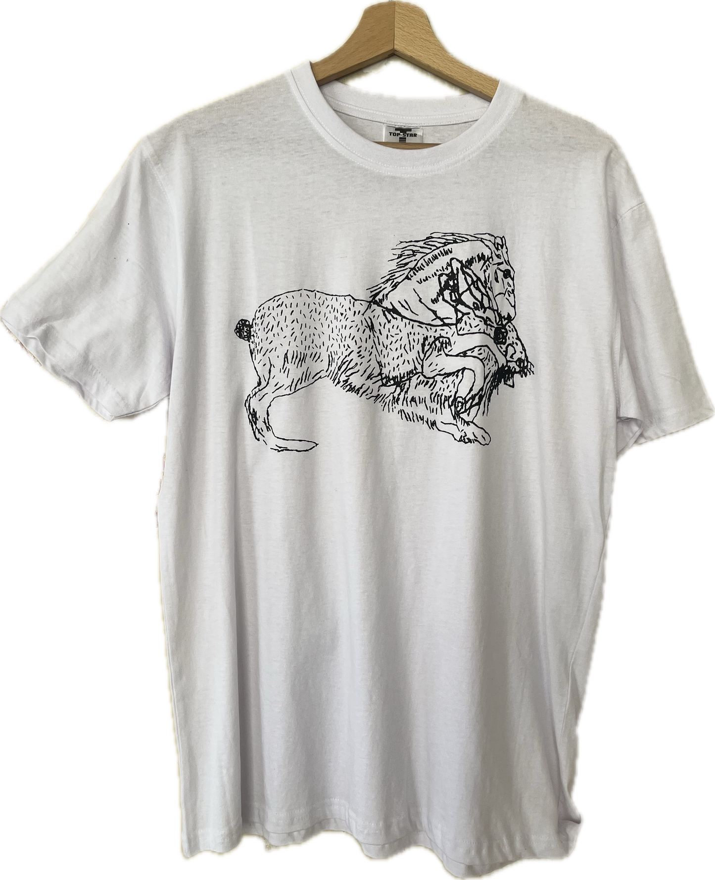 Cyprus & Horses White T-Shirt