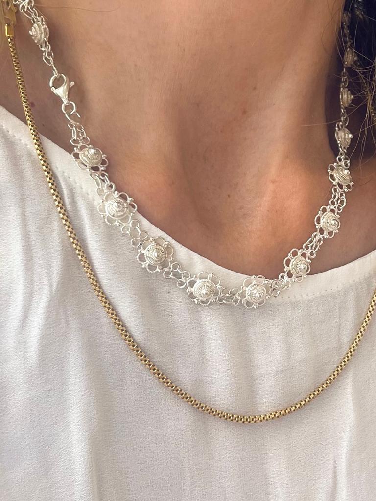 Filigree Flower Necklace