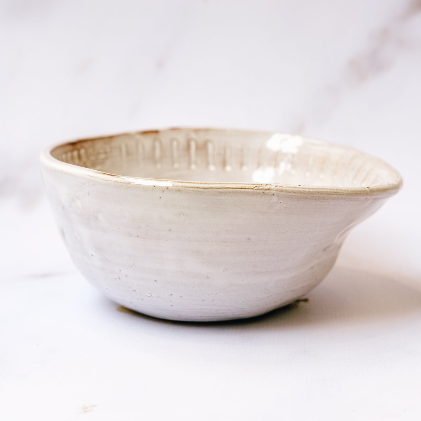 Carved Ceramic Bowl