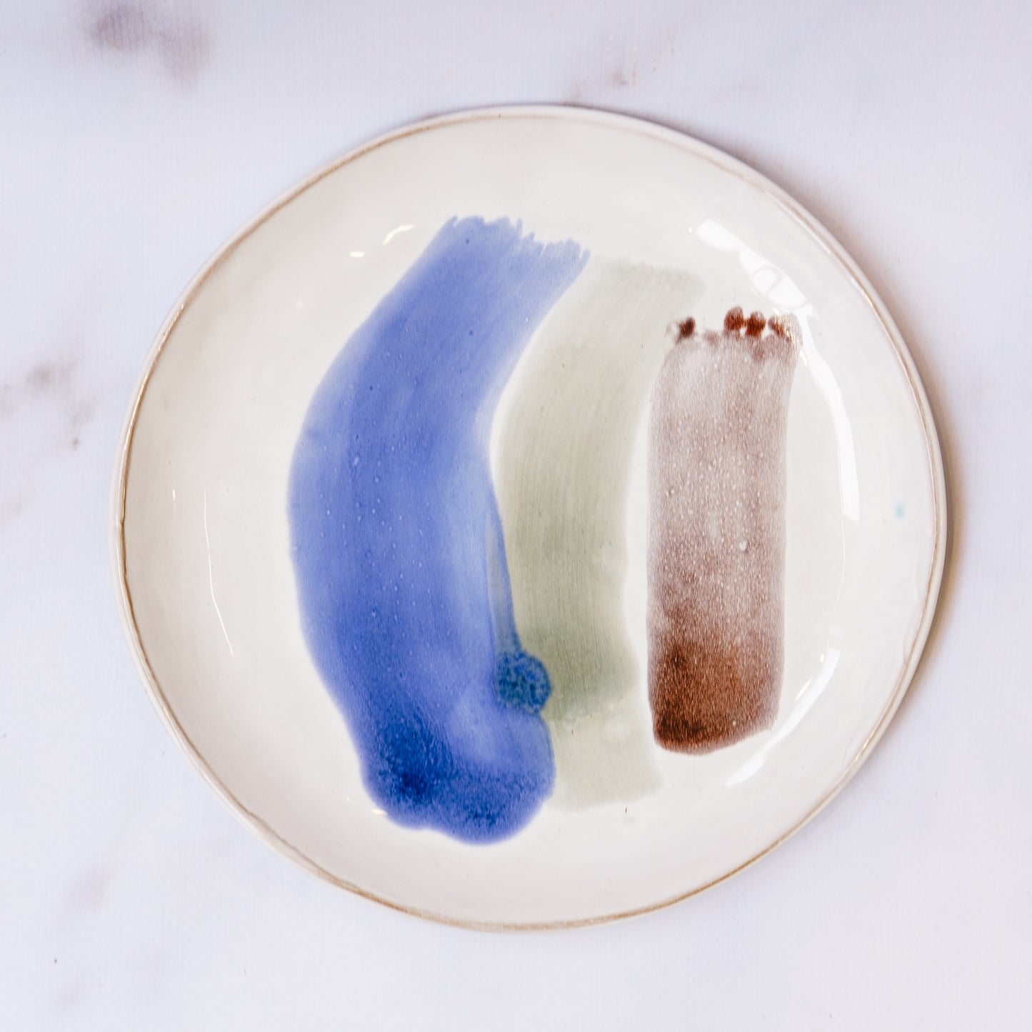 Abstract Ceramic Plate