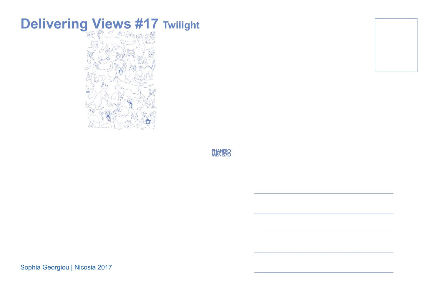 Delivering Views #17 - Book and Postcard Pack / "Twilight"