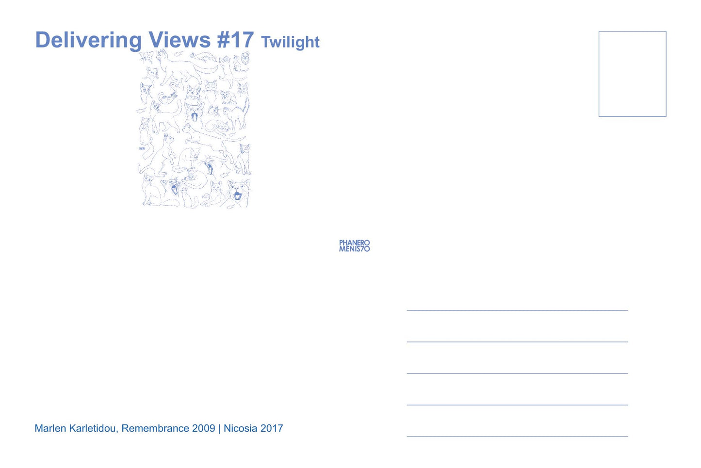 Delivering Views #17 - Book and Postcard Pack / "Twilight"