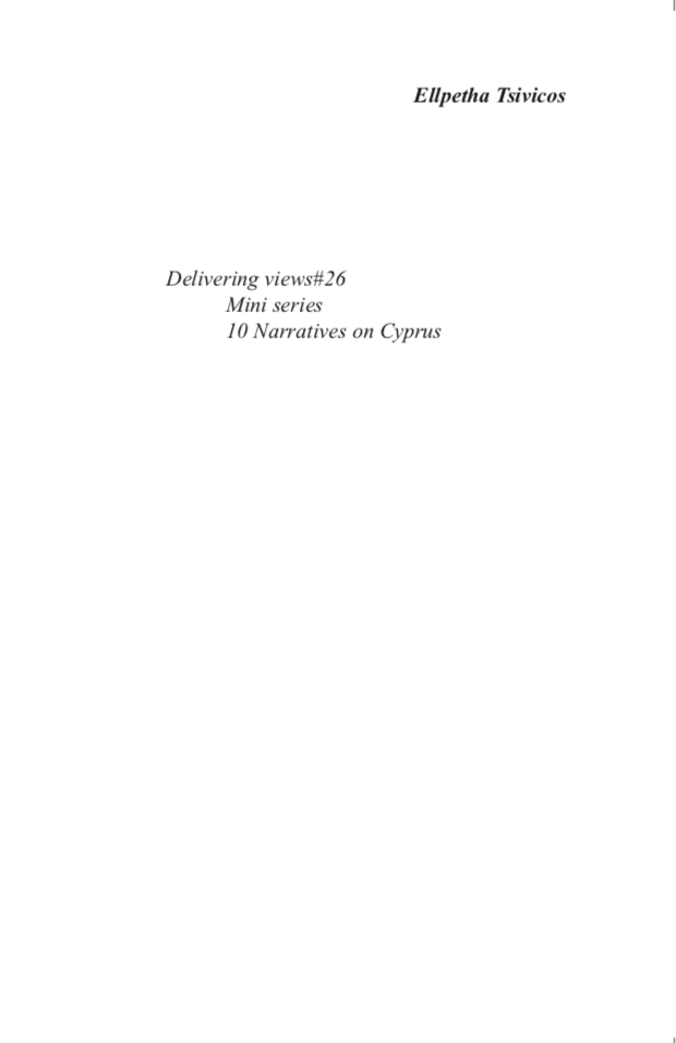 Delivering Views #26 - ''Ellpetha Tsivicos'' Book and 12 Postcards