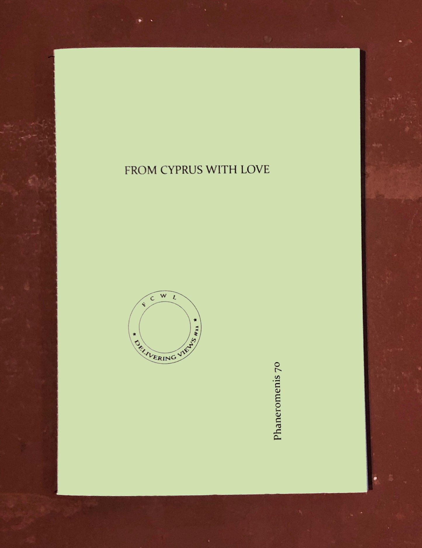 Delivering Views #14 - Book and Postcard Pack / "From Cyprus With Love"