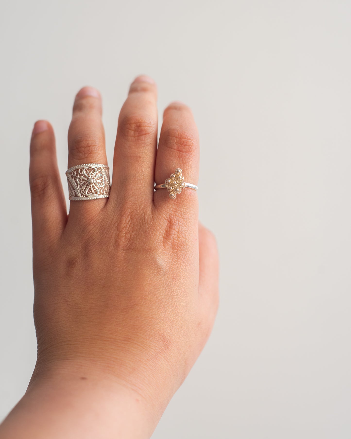 Silver handmade ring