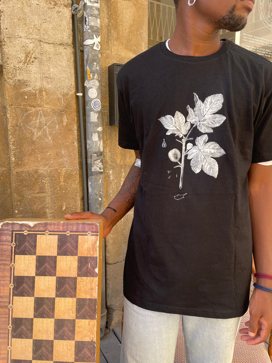 Black plant t-shirt