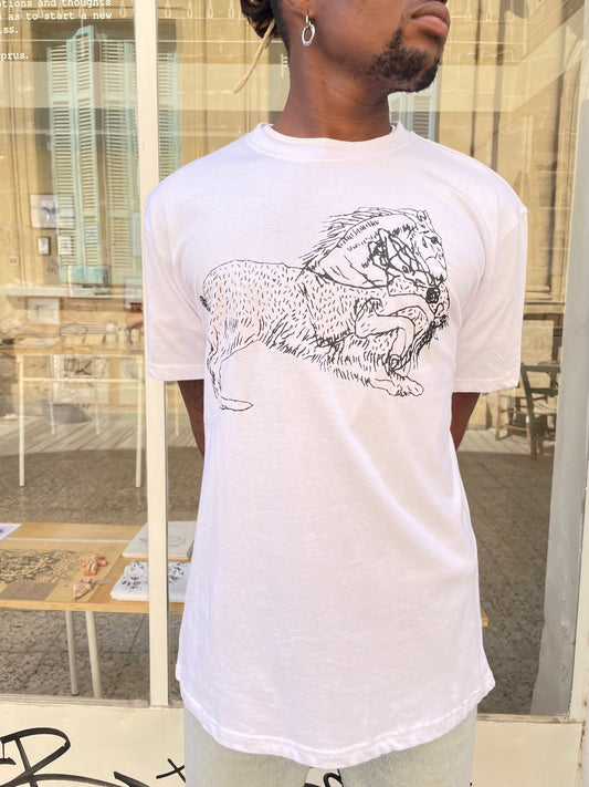 Cyprus & Horses White T-Shirt