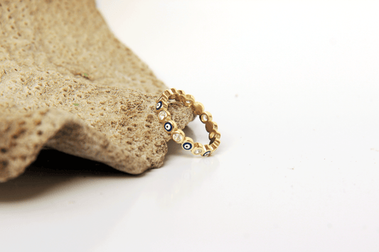 Evil Eye Diamond ring