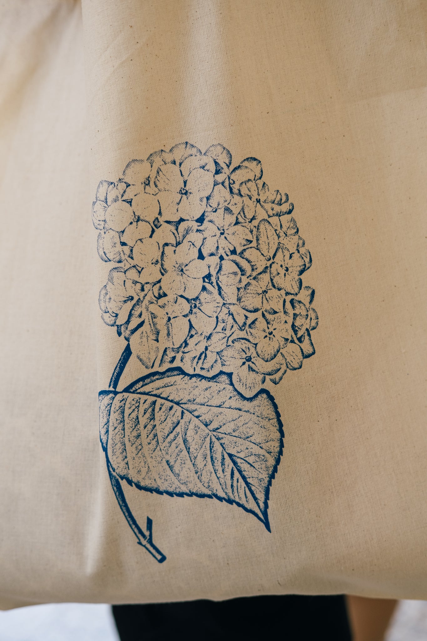 Flower Print Tote Bags