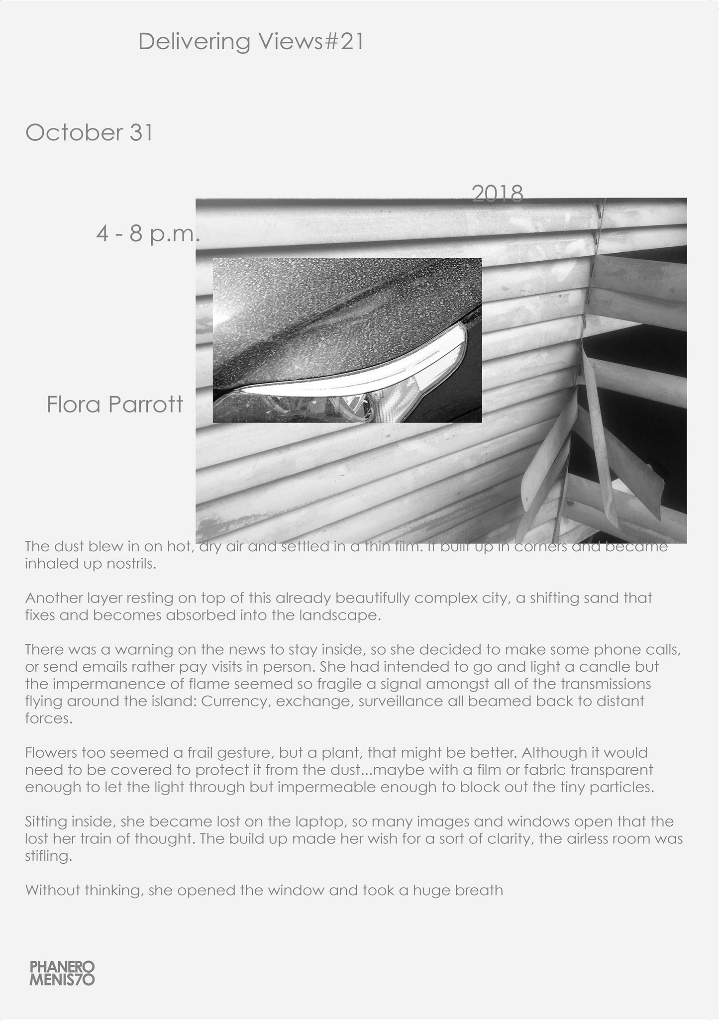 Delivering Views #21 - Postcard Pack / "Flora Parrott 2018"