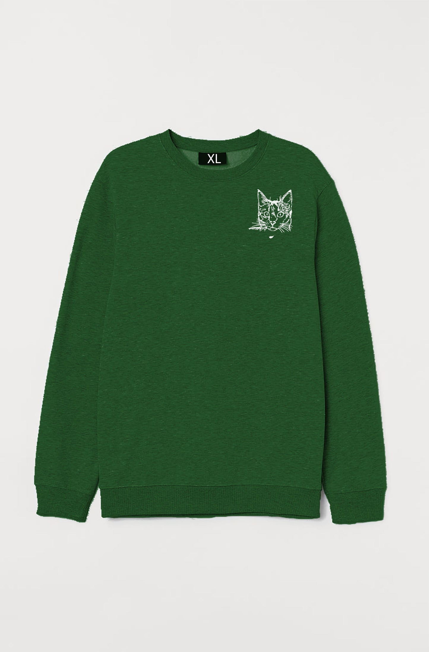 The Cat Green Sweatshirt